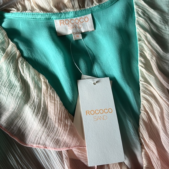 NWT Rococo Sand Multicolor Tiered Ruffle Dress - Picture 4 of 5